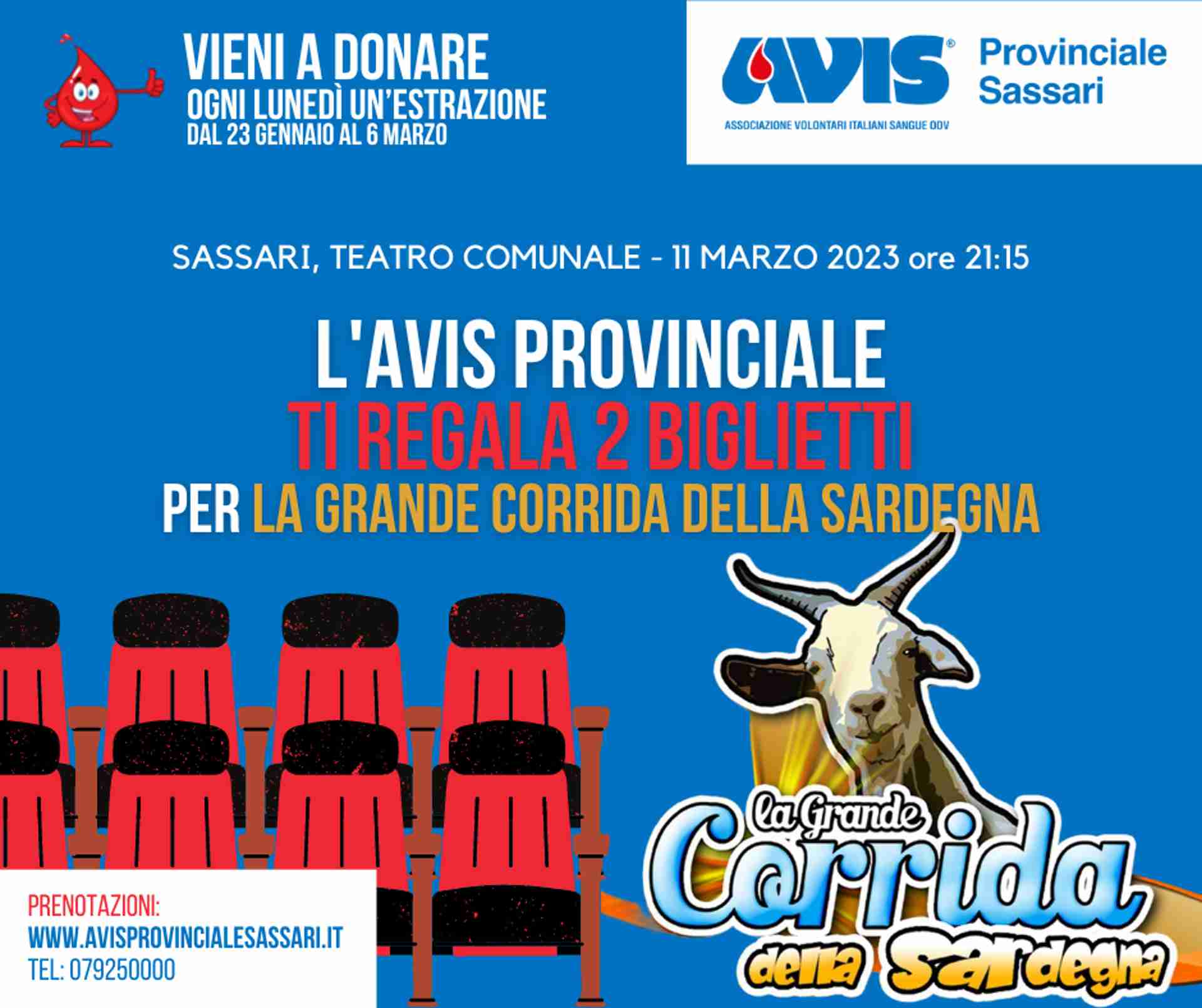 L’Avis Provinciale di Sassari ti porta alla Grande Corrida della Sardegna